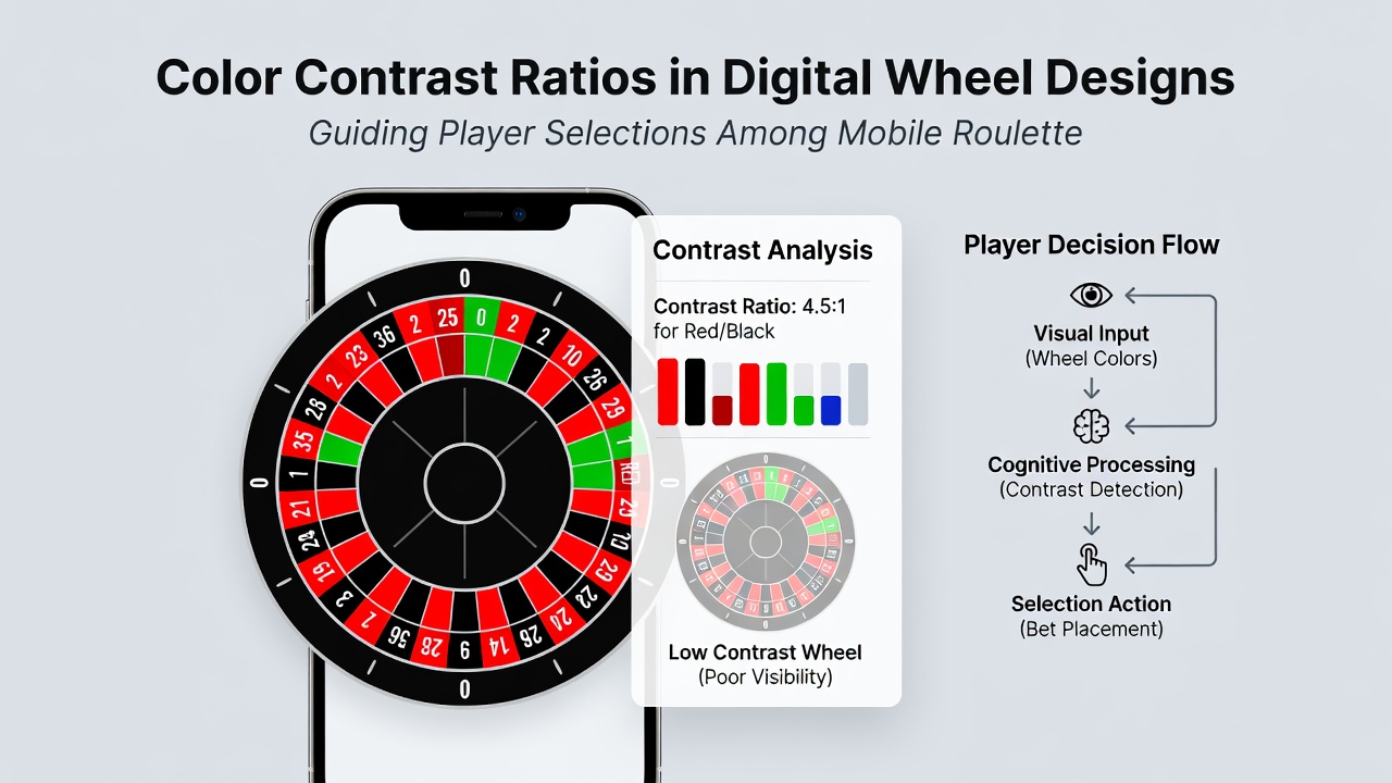 Vergleich verschiedener Roulette-Varianten mit optimierten Kontrastverhältnissen auf Smartphone-Displays