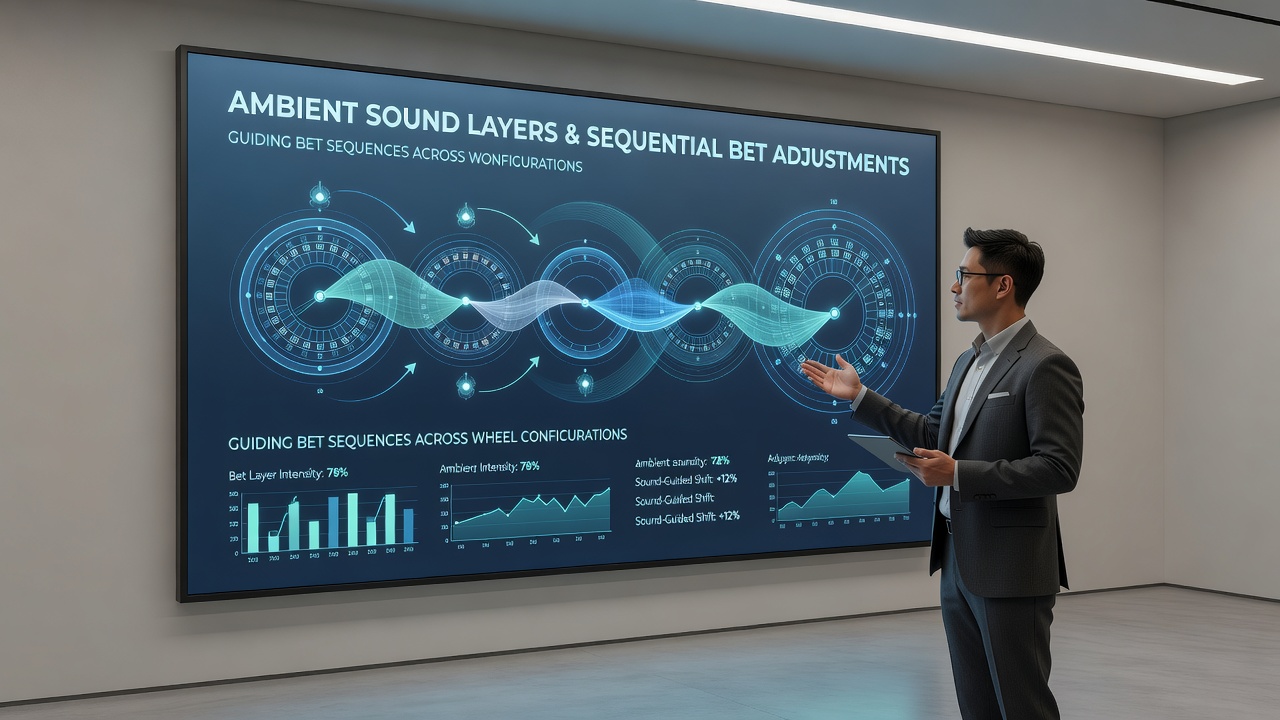 Darstellung von Sound-Wellenformen und Wettanpassungen auf mobilen Roulette-Oberflächen